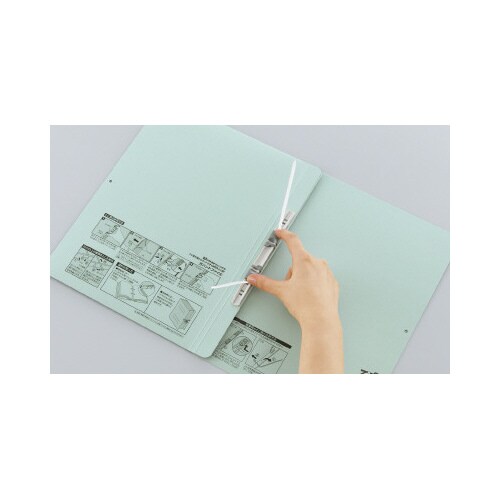 ガバットファイル(間伐材使用) A4縦 青 1冊