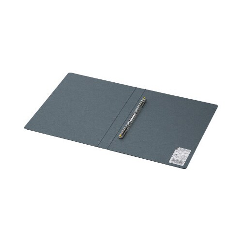 スプリングファイル A4縦 2穴 濃灰 1冊