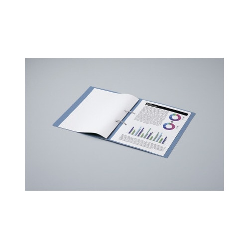 レターファイルEX A4縦12mmとじ 青