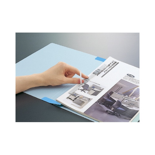 フラットファイル<K2>背補強タイプ 青 10冊