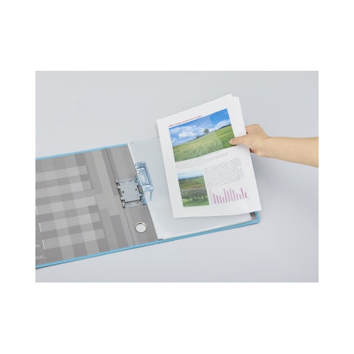 A4リフィル クリヤーホルダー2穴脱落防止10枚