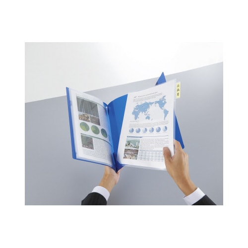 クリヤーホルダーファイル<KaTaSu>青