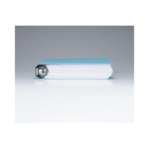 クリヤーブックNEOS替紙式ワイドサイズ 青