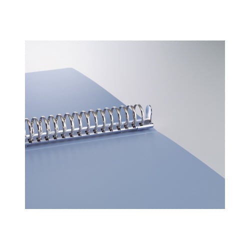 30穴リングファイル 青 A4縦 背幅33mm