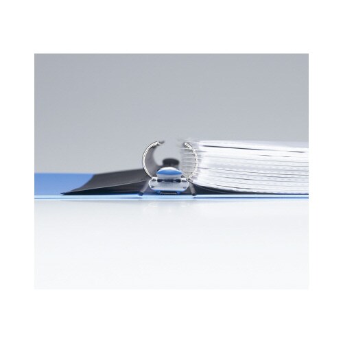 クリヤーブック替紙式 青 A4縦背幅27mm