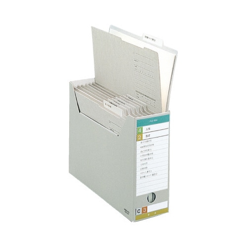 ファイルボックス−FS<E>A4ジャスボックス 灰