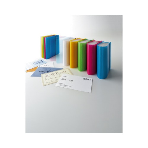 カードホルダー<ノビータ>ミニタイプ水色 1冊