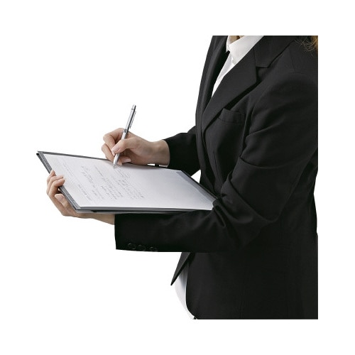 ライティングホルダー A4 青