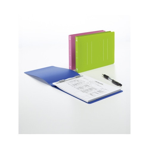 フラットファイル(PP) A5横 青 1冊