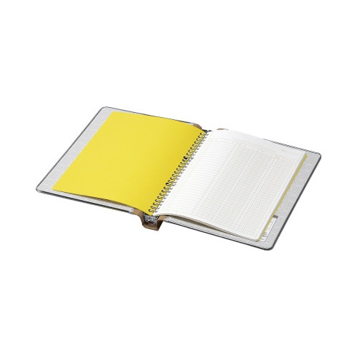 バインダーMPビニール貼B5縦26穴100枚収容灰