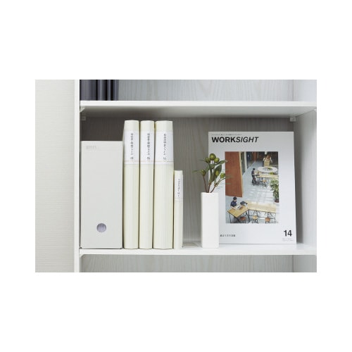 領収書&明細ファイル(固定式)ノビータ48P 白