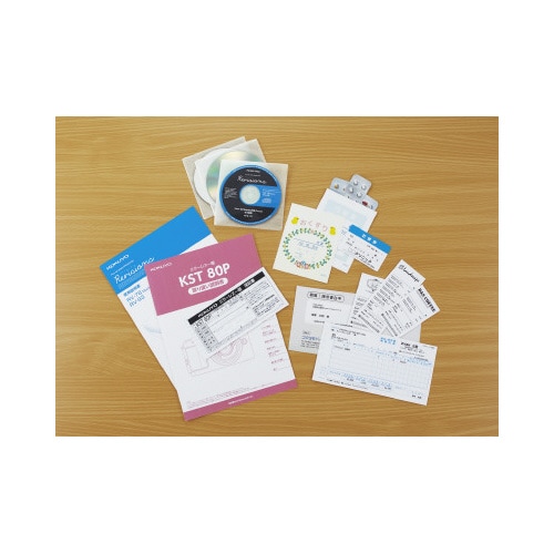 領収書&明細ファイル(固定式)ノビータ24P 白