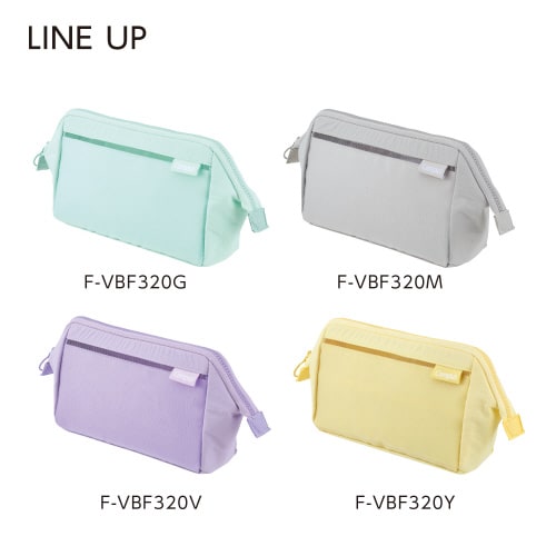 キャンパス 仕分けできるペンケース グリーン