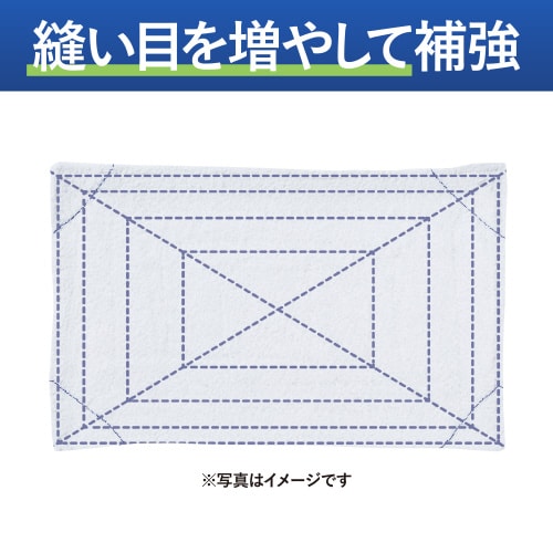 ほつれにくい雑巾(洗濯機対応・使い分け)緑・10枚