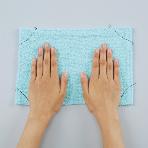 ほつれにくい雑巾(洗濯機対応)アソート・10枚