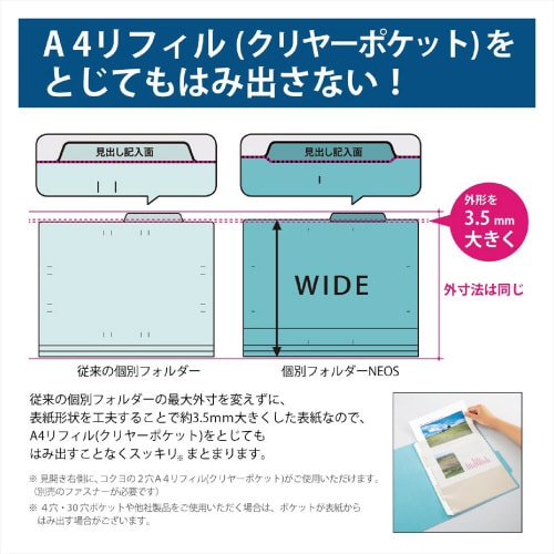 個別フォルダー<NEOS>A4緑