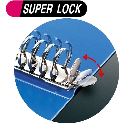 クリヤーブック替紙式 濃灰 A4縦背幅27mm