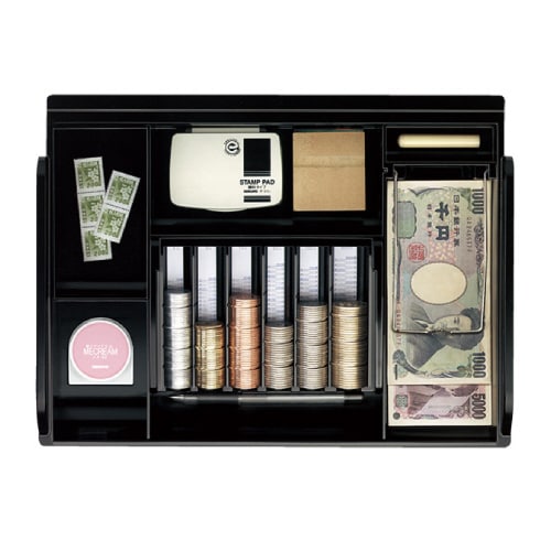 手提げ金庫 A4シリンダー錠・ダイヤル錠グレー