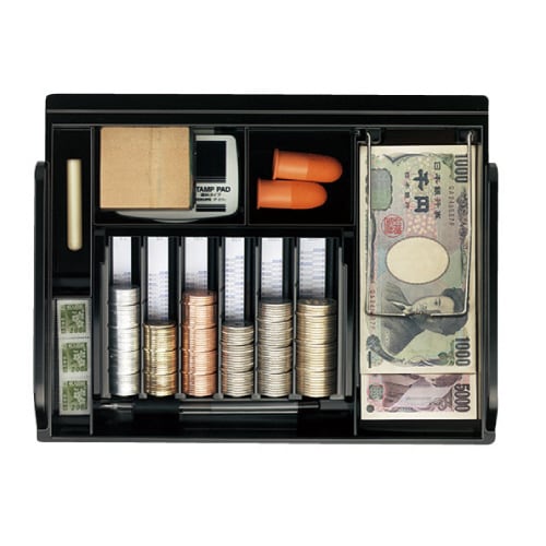 手提金庫 ダイヤル錠付 CB−12 B5 ブルー