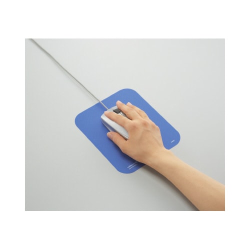 マウスパッド 再生PET ブルー