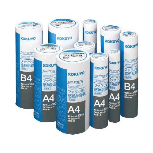 FAX感熱記録紙B4 50m 芯25.4mm 1本