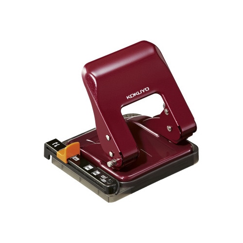 2穴パンチ ラクアケ 25枚穿孔 レッド