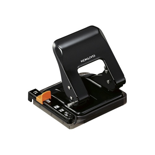 2穴パンチ ラクアケ 25枚穿孔 ブラック