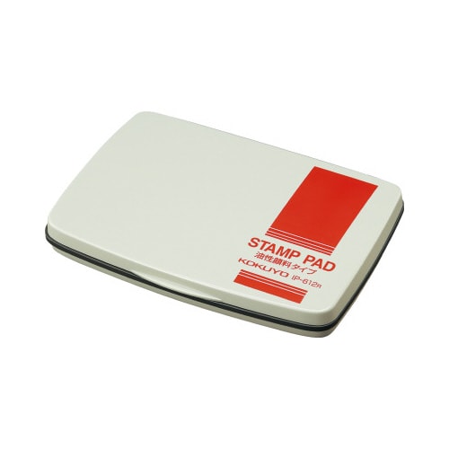 スタンプ台顔料タイプ中形盤面90×55mm赤×10