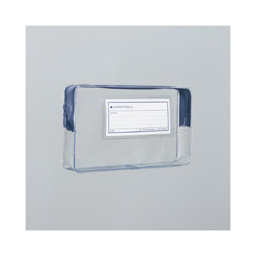 ペンポーチGOODTOOLS クリア ネイビー×5