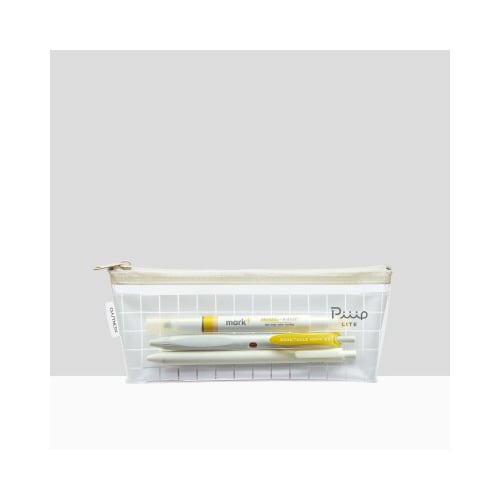 ペンケース ピープライト スリム ミルキーホワイト