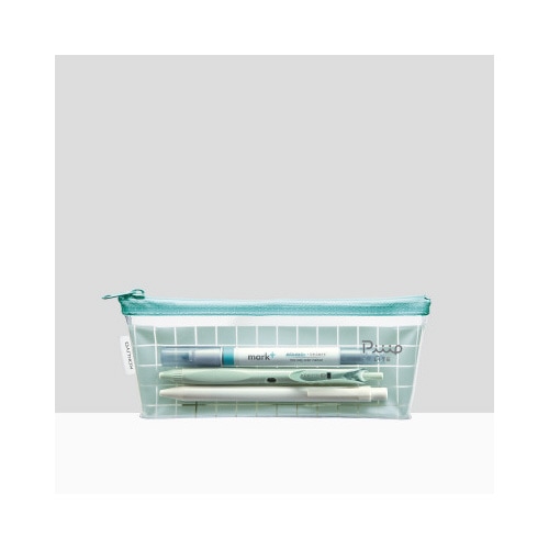 ペンケースピープライト スリム アイシーブルー×5