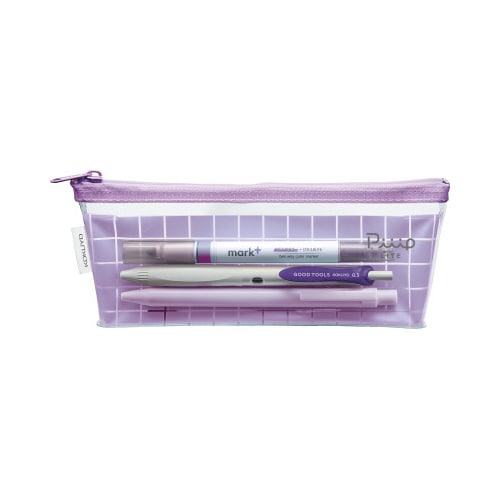 ペンケースピープライトスリム ラベンダーピンク×5