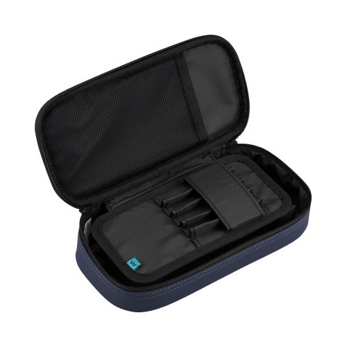 波なみホルダーペンケース ウェブレ ネイビー×3