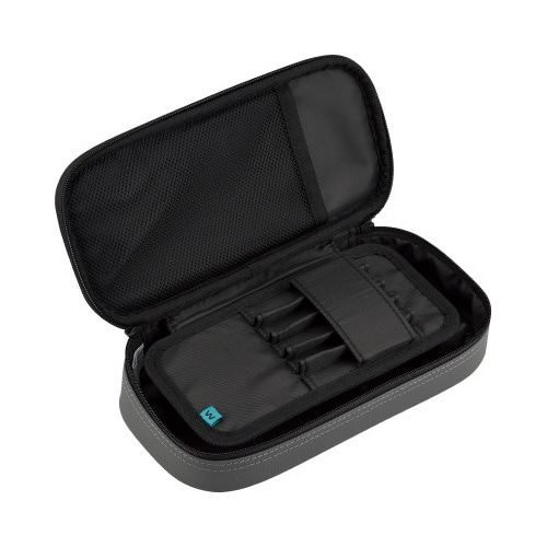 波なみホルダーペンケース ウェブレ グレー×3