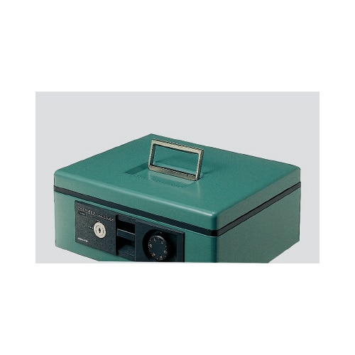 手提げ金庫B5シリンダー錠・ダイヤル錠緑