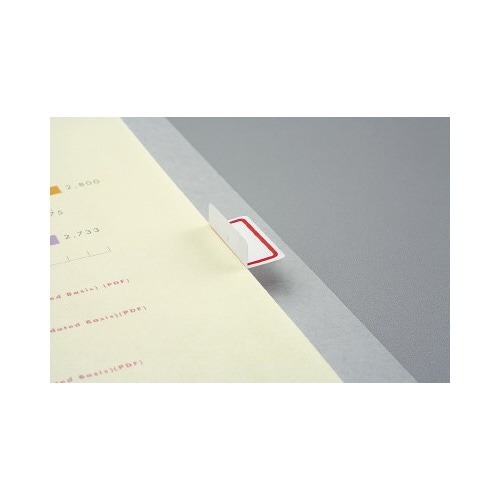 タックインデックス(強粘着) 中・赤枠 20枚