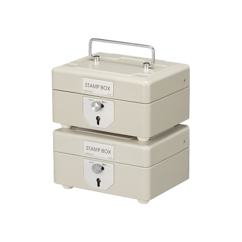 スチール印箱(鍵付) 小