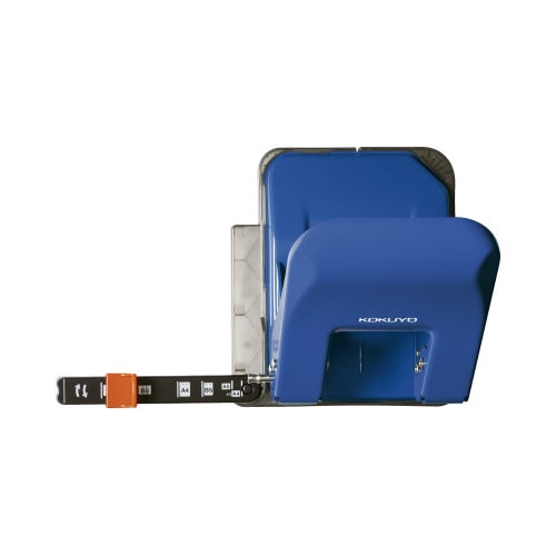 2穴パンチ ラクアケ 37枚穿孔 ブルー