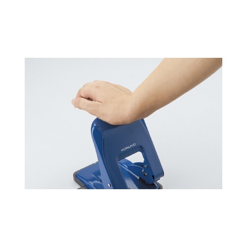 2穴パンチ ラクアケ 37枚穿孔 ブルー