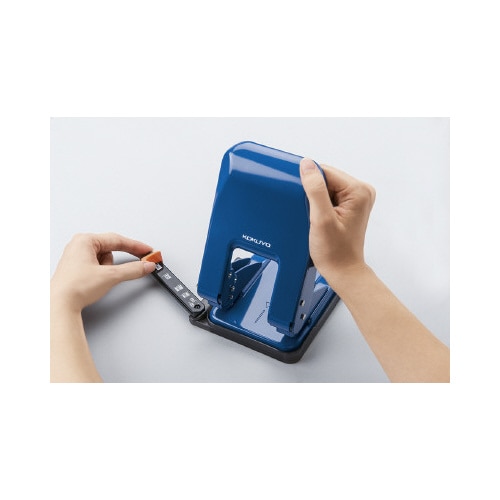 2穴パンチ ラクアケ 52枚穿孔 ブルー