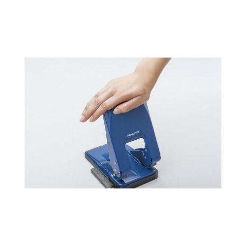 2穴パンチ ラクアケ 52枚穿孔 ブルー