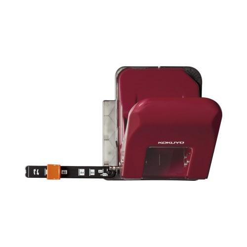 2穴パンチ ラクアケ 37枚穿孔 レッド