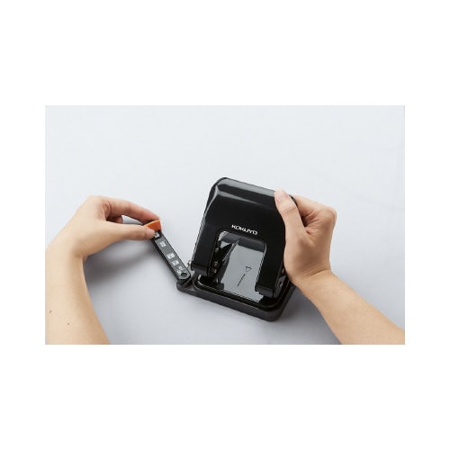 2穴パンチ ラクアケ 25枚穿孔 ブラック