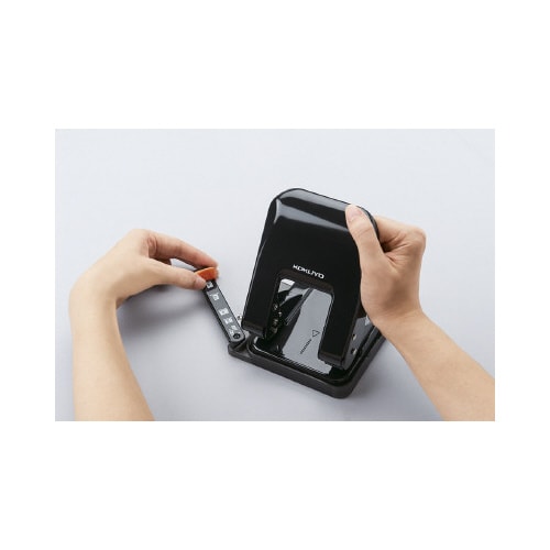 2穴パンチ ラクアケ 37枚穿孔 ブラック