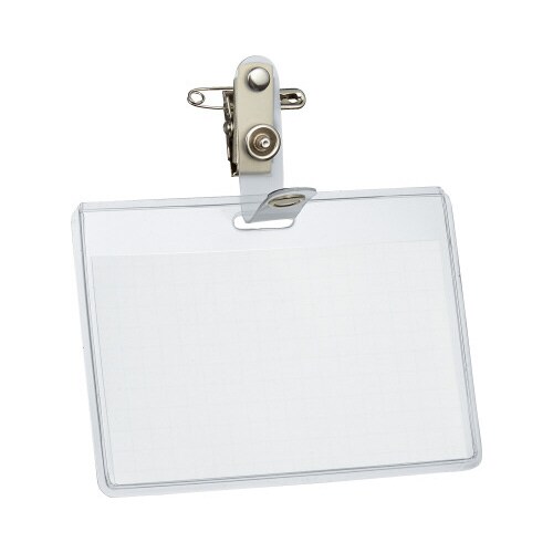 タッグ名札安全ピン・クリップ両用横56×91×50