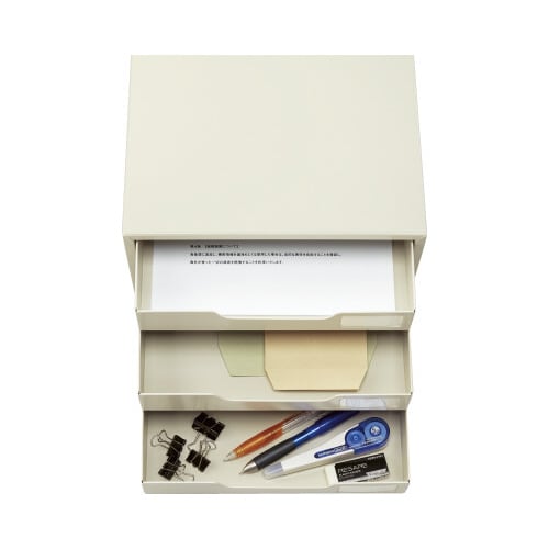 レターケーススチール引き出しタイプA4縦 片引3段