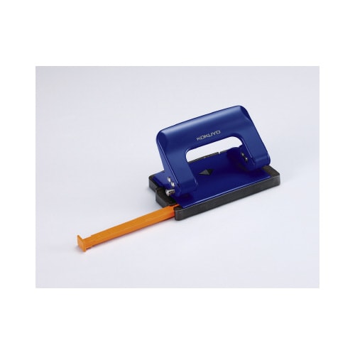 2穴パンチ ラクアケ ハンディタイプ17枚穿孔青