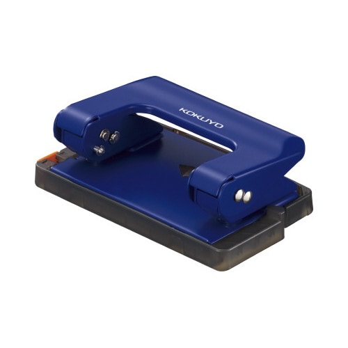 2穴パンチ ラクアケ ハンディタイプ17枚穿孔青