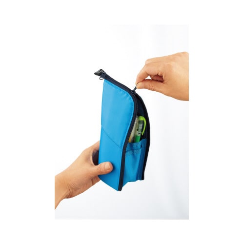 ペンケース<ネオクリッツ>ブルー×ネイビー