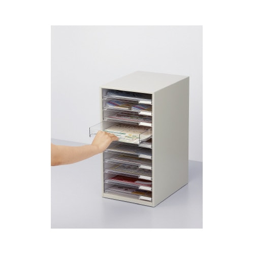 レターケース透明プラスチックカルテタイプA4縦